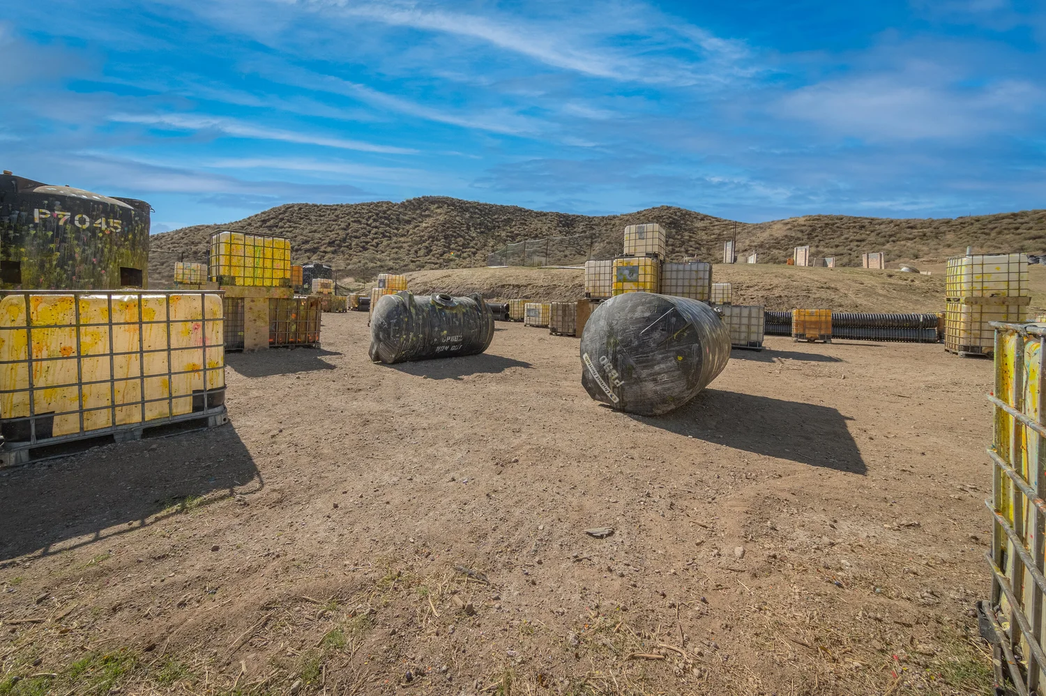 Hydro field at Combat Paintball Park